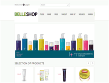 Tablet Screenshot of belleshop.ch